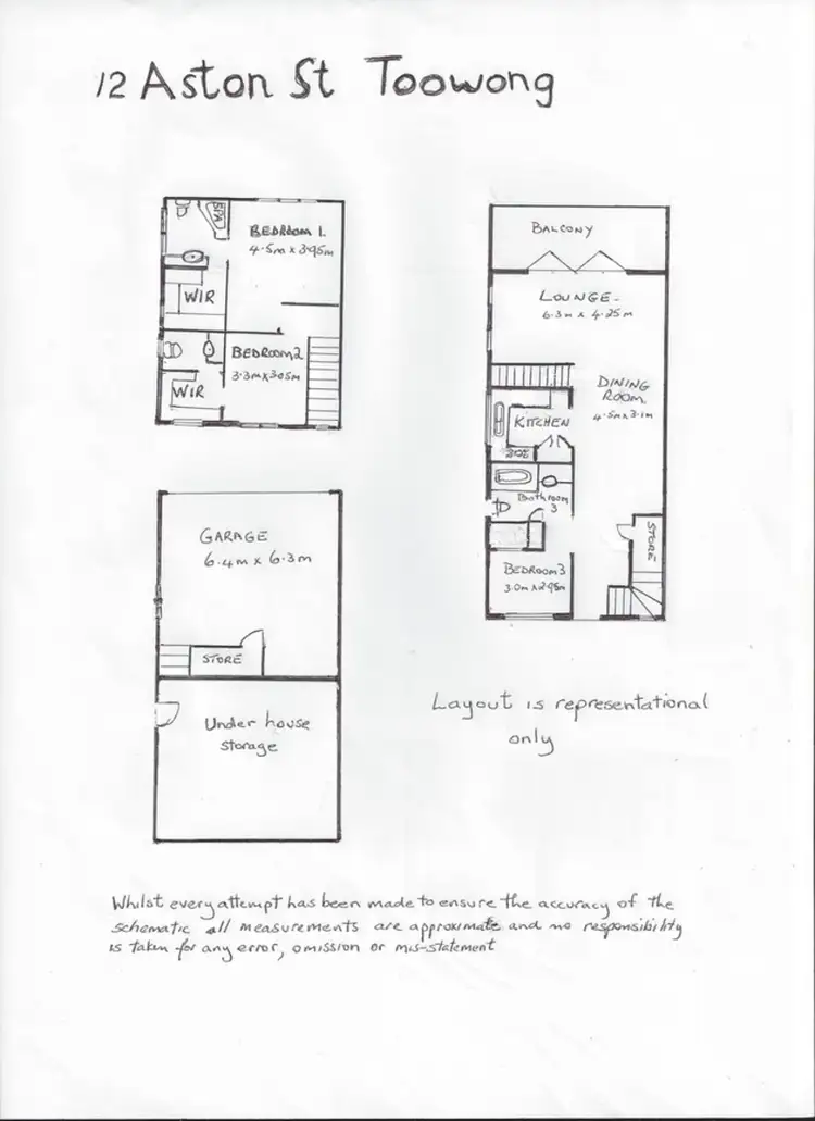 Floorplan of Homely house listing, 12 Aston Street, Toowong QLD 4066