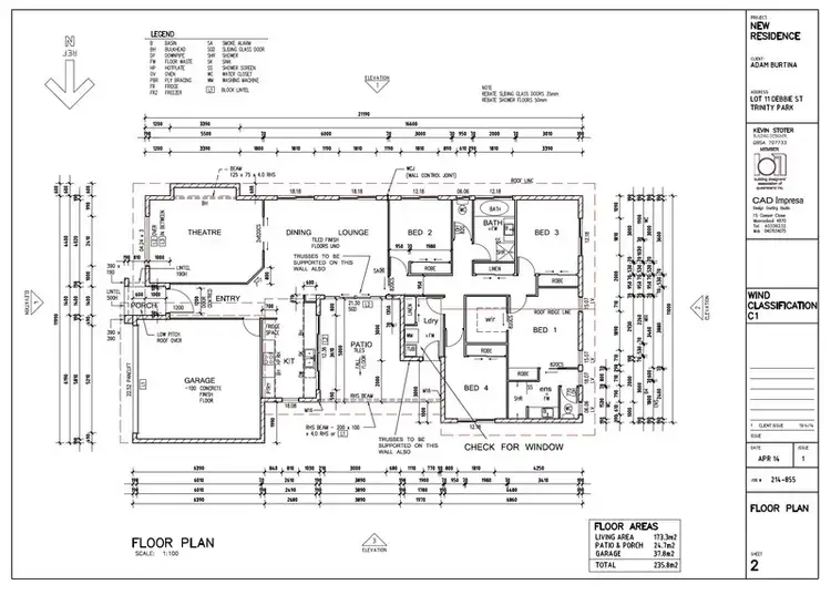 Floorplan of Homely house listing, 7 Northcote Street, Trinity Park QLD 4879