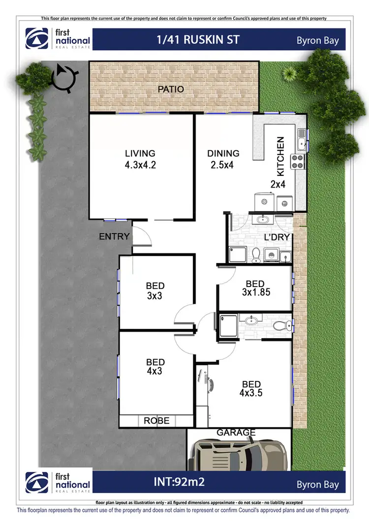 Floorplan of Homely house listing, 41 Ruskin Street, Byron Bay NSW 2481