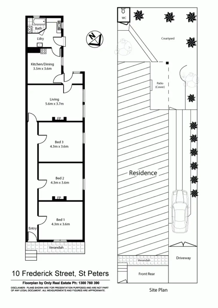 Floorplan of Homely house listing, 10 Frederick St, St Peters NSW 2204