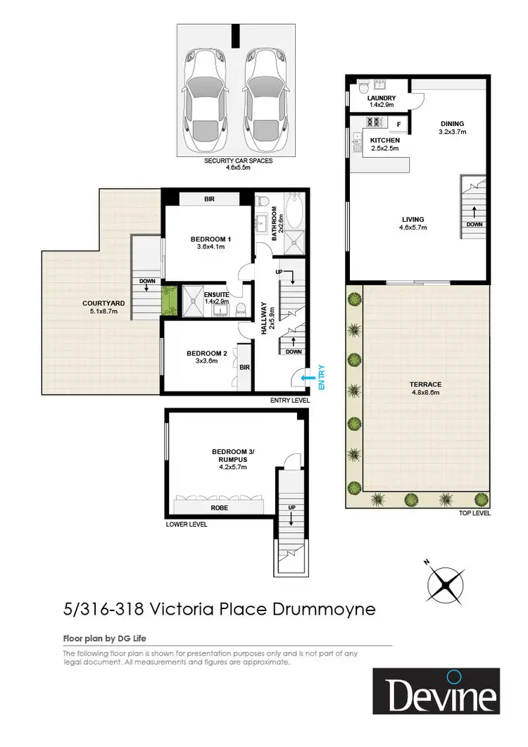 Floorplan of Homely apartment listing, 5/316-318 Victoria Place, Drummoyne NSW 2047