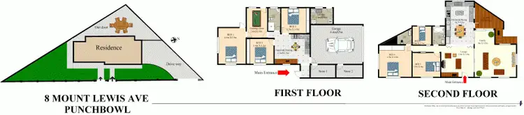 Floorplan of Homely house listing, 8 Mount Lewis Ave, Punchbowl NSW 2196