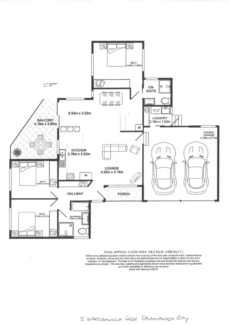 Floorplan of Homely house listing, 5 Warramunga Close, Salamander Bay NSW 2317