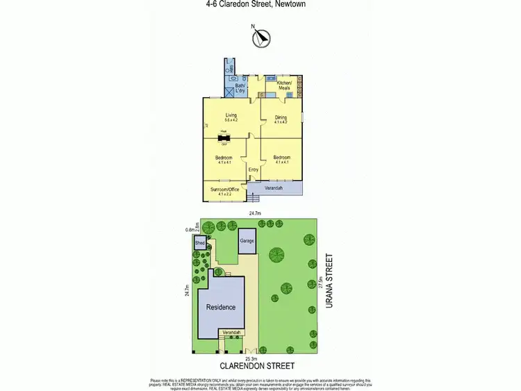 Floorplan of Homely house listing, 4-6 Clarendon Street, Newtown VIC 3220