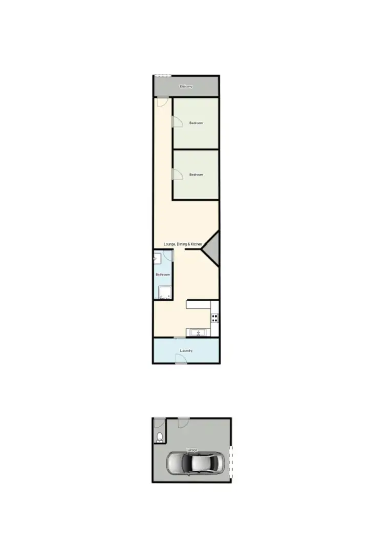 Floorplan of Homely house listing, 144 LAWSON ST, Hamilton NSW 2303