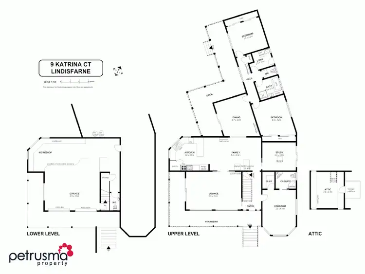 Floorplan of Homely house listing, 9 Katrina Court, Lindisfarne TAS 7015