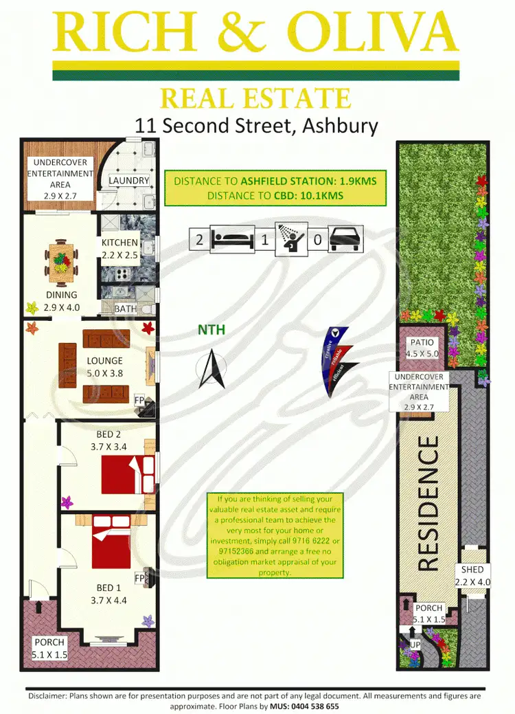 Floorplan of Homely house listing, 11 Second Street, Ashbury NSW 2193