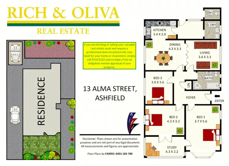 Floorplan of Homely house listing, 13 Alma Street, Ashfield NSW 2131