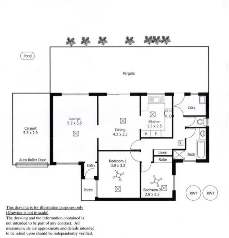 Floorplan of Homely unit listing, 4/24 Wahratta Avenue, Morphett Vale SA 5162