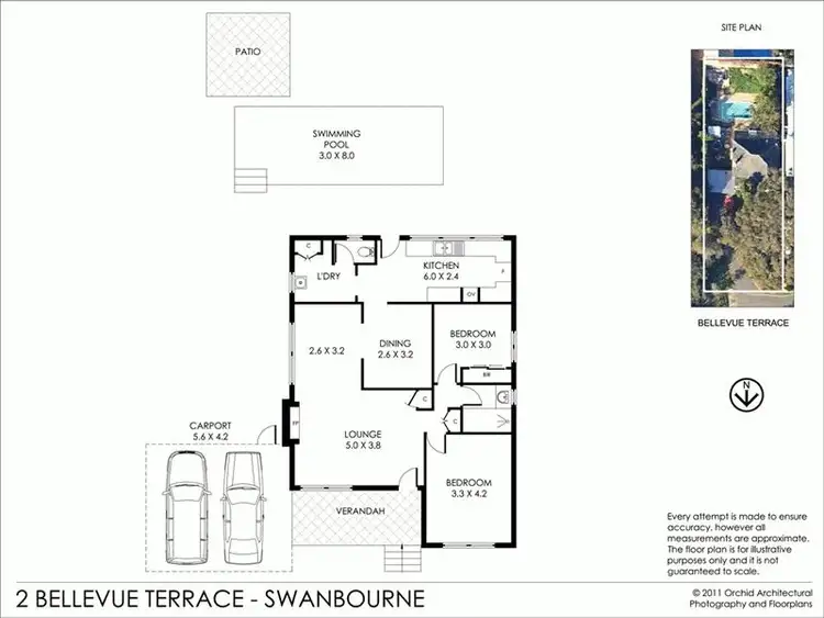 Floorplan of Homely house listing, 2 Bellevue Terrace, Swanbourne WA 6010