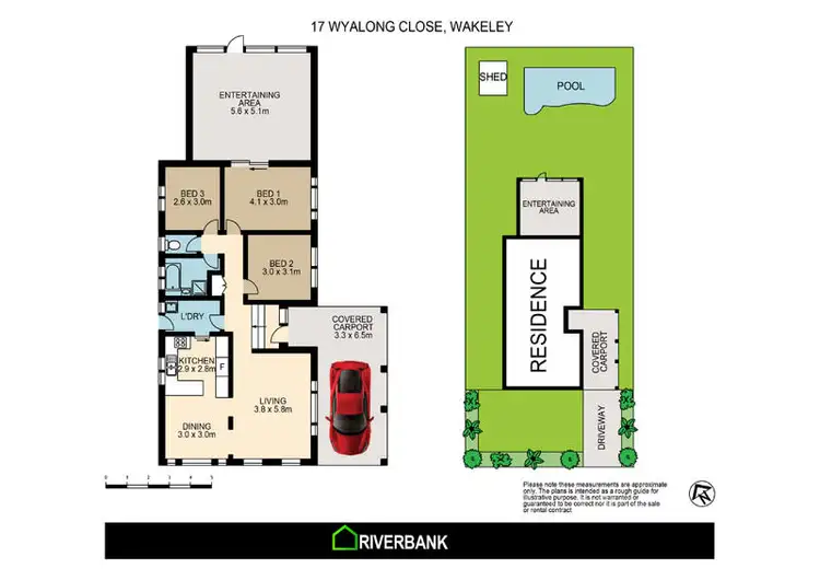 Floorplan of Homely house listing, 17 Wyalong Close, Wakeley NSW 2176