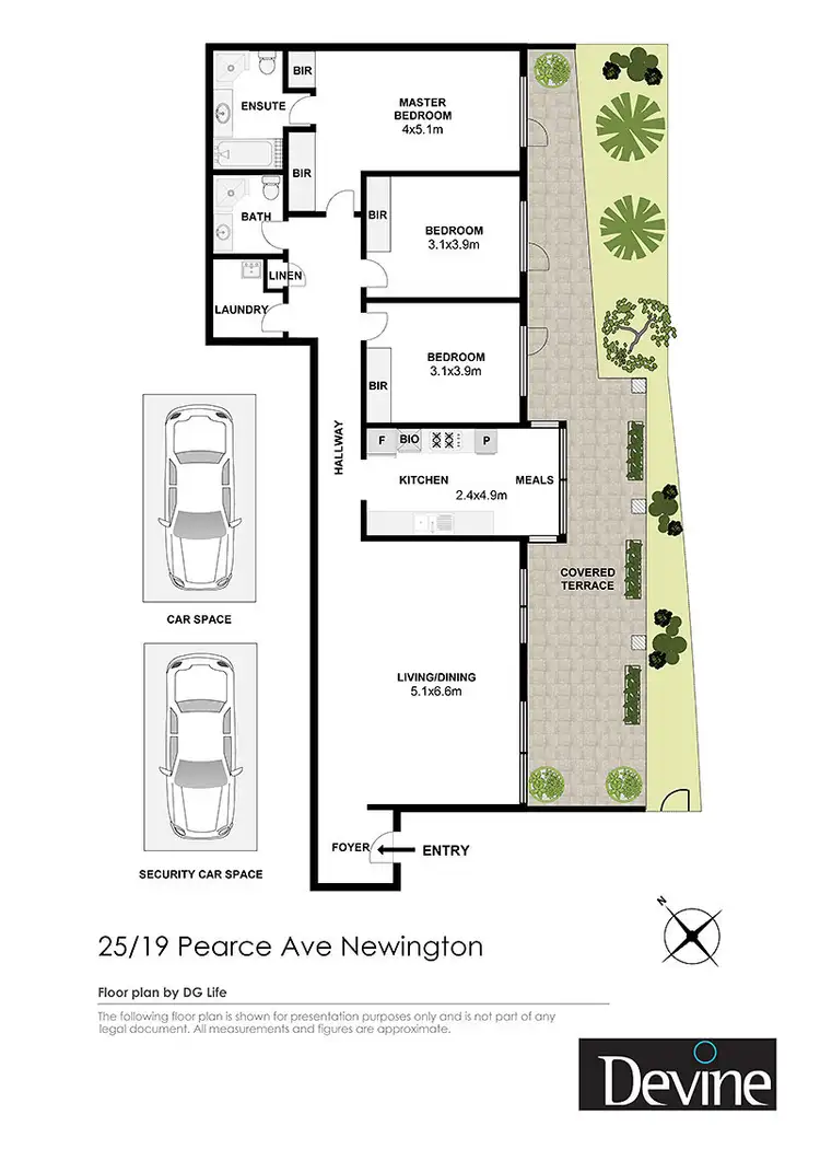Floorplan of Homely apartment listing, 25/19 Pearce Avenue, Newington NSW 2127