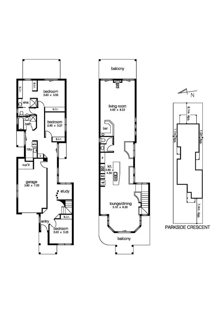 Floorplan of Homely house listing, 10 Parkside Crescent, Altona VIC 3018