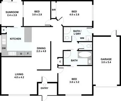Floorplan of Homely house listing, 5A/Dane Dane Road, Hampton East VIC 3188