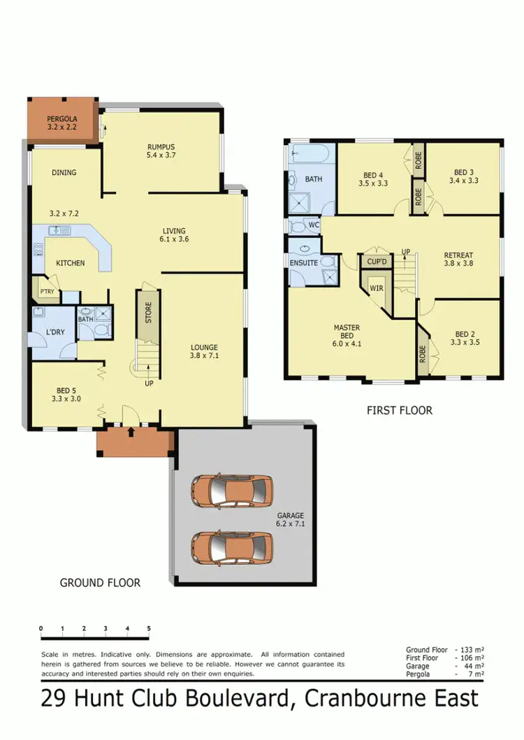 Floorplan of Homely house listing, 29 HUNT CLUB BOULEVARD, Cranbourne East VIC 3977