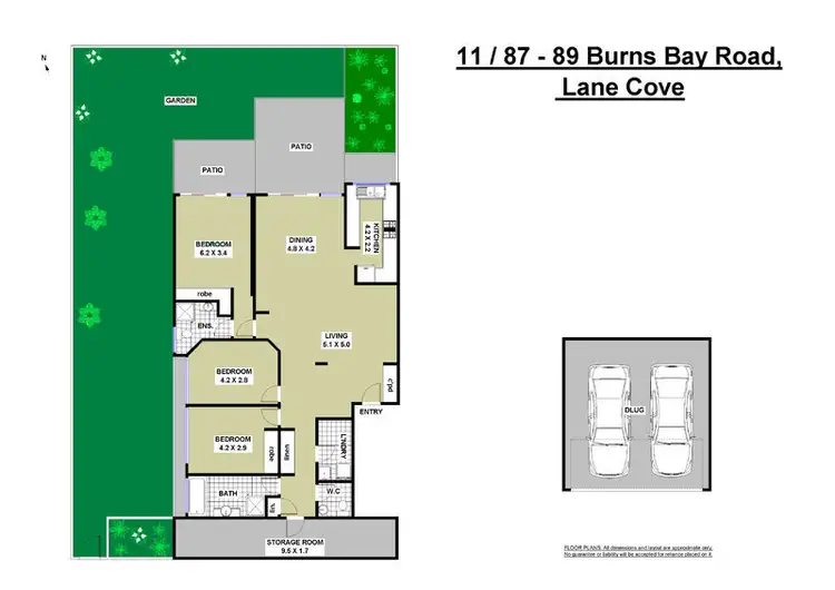 Floorplan of Homely apartment listing, 11/87-89 Burns Bay Road, Lane Cove NSW 2066
