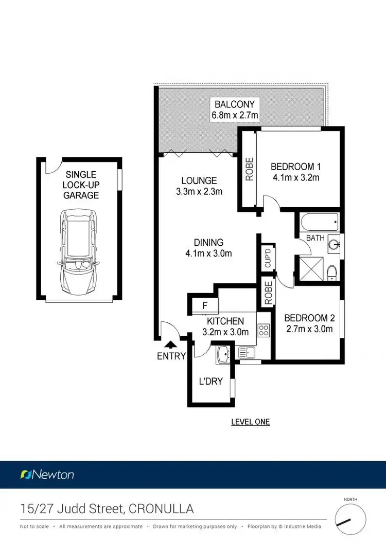 Floorplan of Homely apartment listing, 15/27 Judd Street, Cronulla NSW 2230
