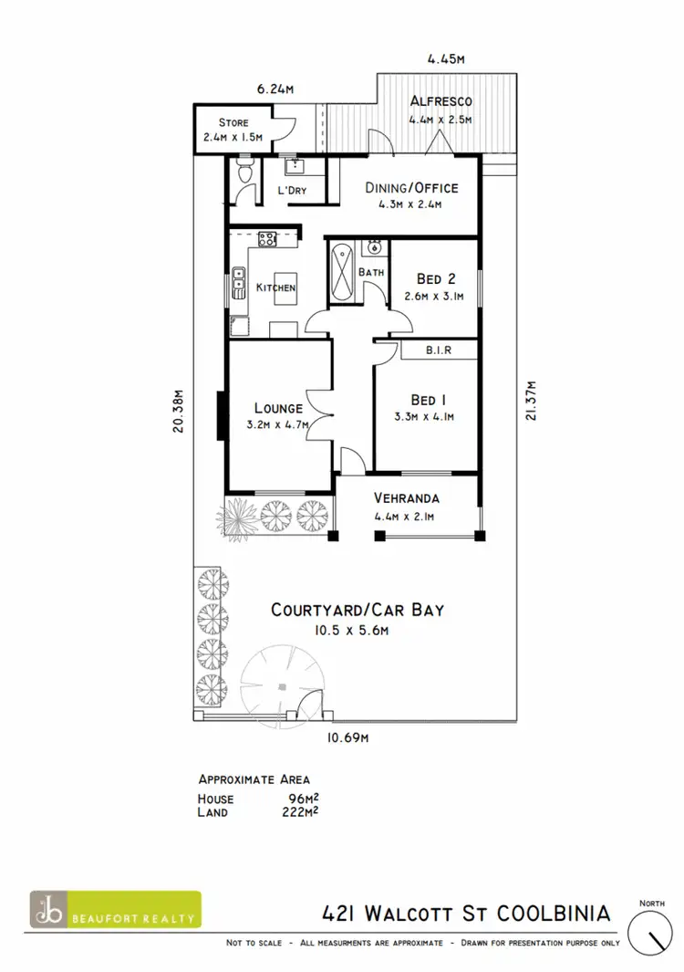 Floorplan of Homely house listing, 421 Walcott Street, Coolbinia WA 6050