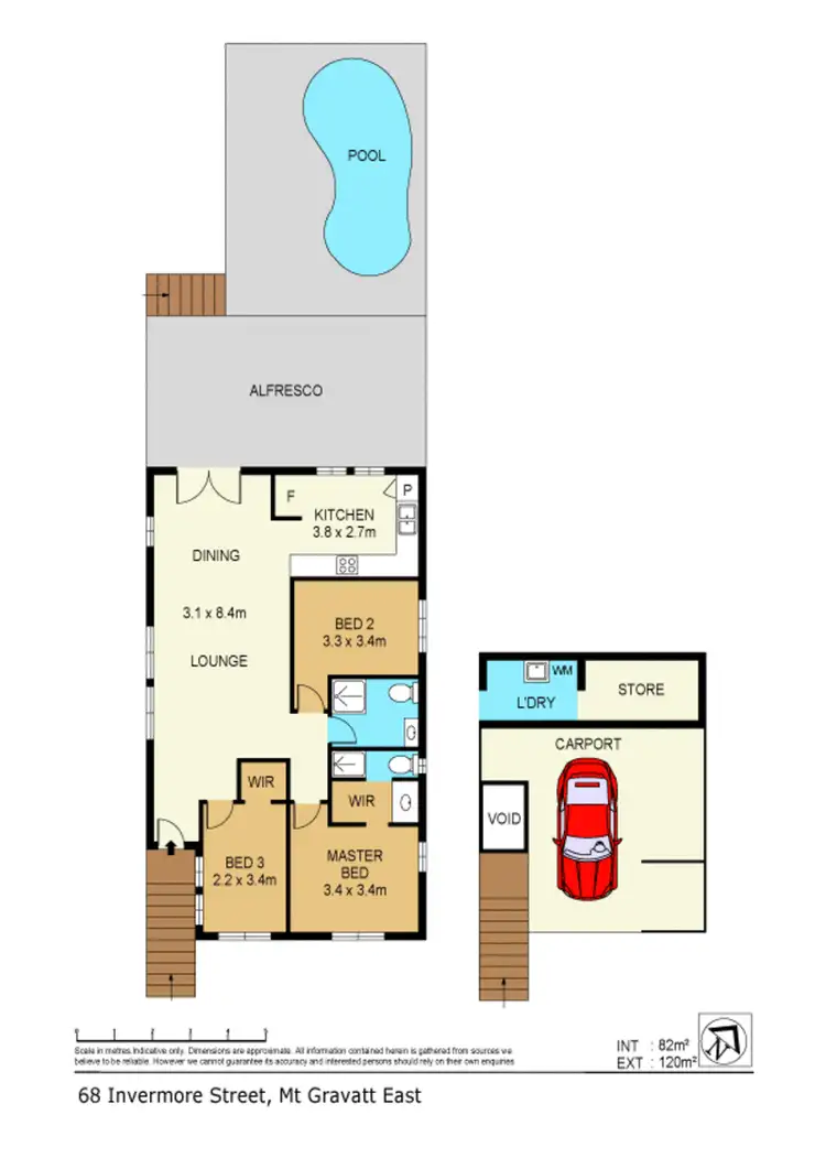 Floorplan of Homely house listing, 68 Invermore Street, Mount Gravatt East QLD 4122