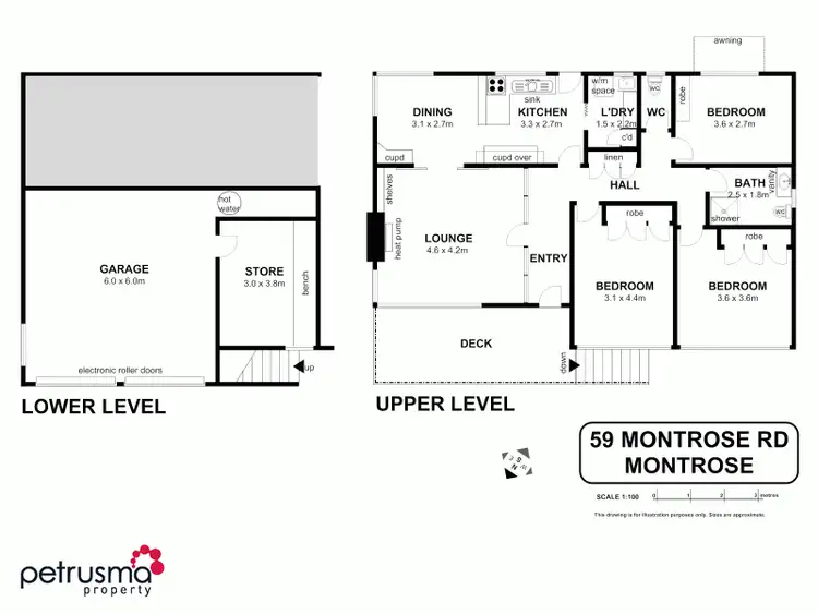 Floorplan of Homely house listing, 59 Montrose Road, Montrose TAS 7010