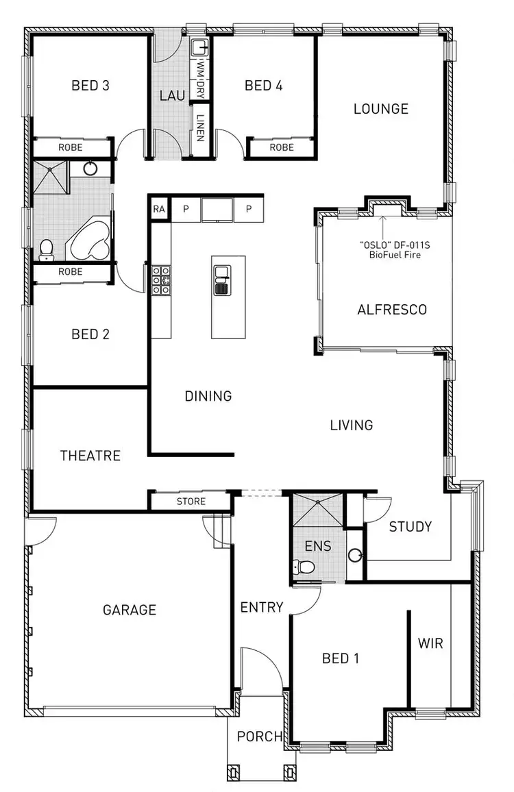 Floorplan of Homely house listing, 16 Pippin Way, Orange NSW 2800