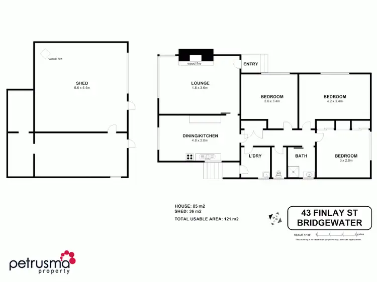 Floorplan of Homely house listing, 43 Finlay street, Bridgewater TAS 7030