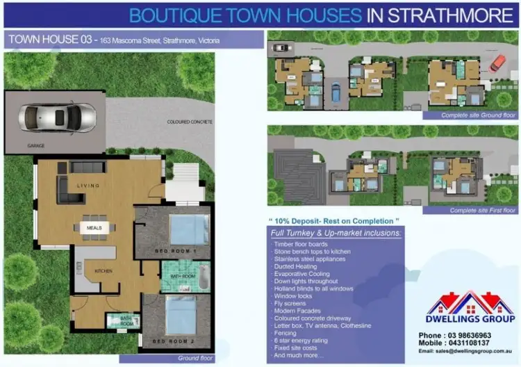 Floorplan of Homely unit listing, 3 - 163 Mascoma Street, Strathmore VIC 3041