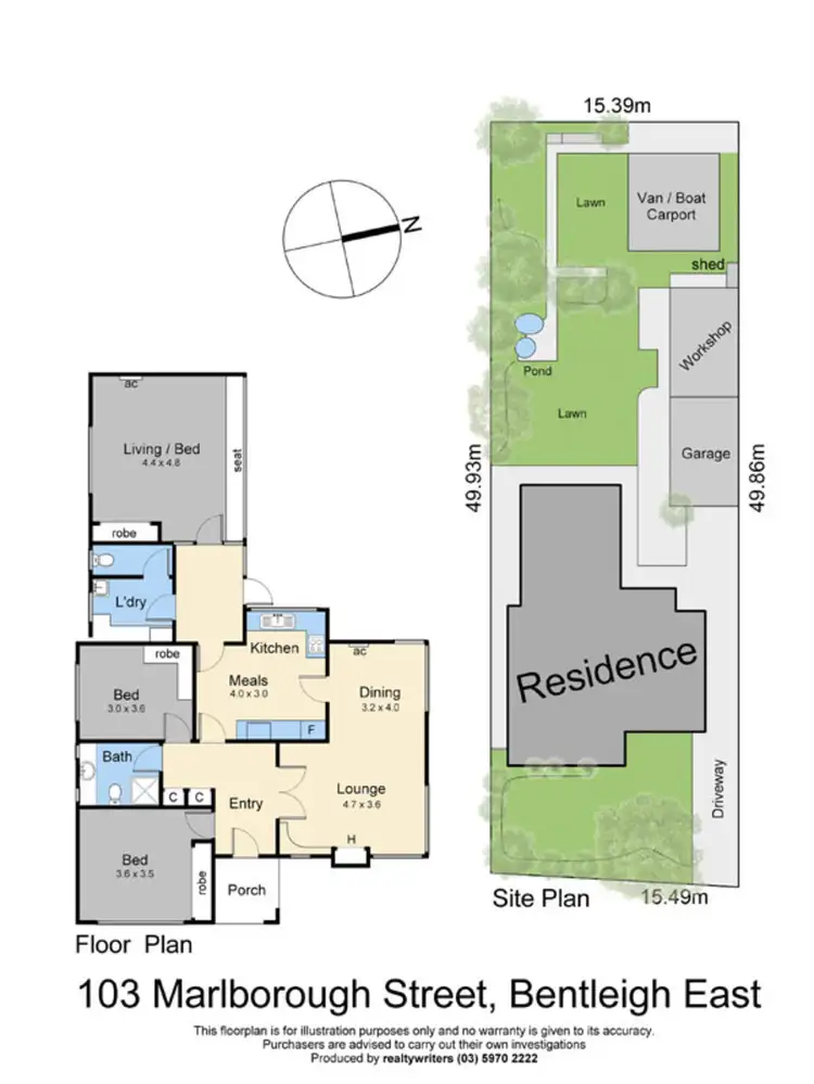 Floorplan of Homely house listing, 103 Marlborough Street, Bentleigh East VIC 3165