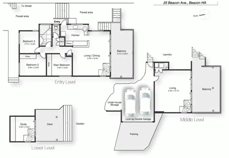 Floorplan of Homely house listing, 25 Beacon Ave, Beacon Hill NSW 2100