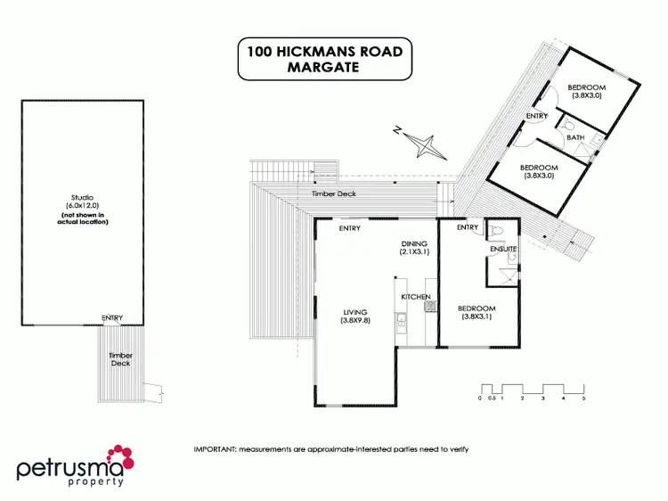 Floorplan of Homely house listing, 100 Hickmans Drive, Margate TAS 7054