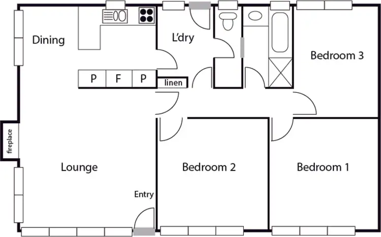 Floorplan of Homely house listing, 42 Durack Street, Downer ACT 2602