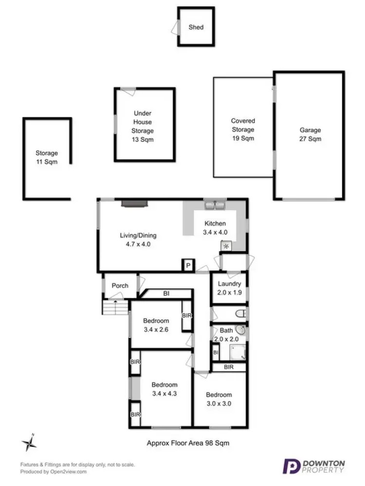 Floorplan of Homely house listing, 36 Blair Street, Lutana TAS 7009