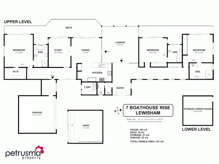 Floorplan of Homely house listing, 7 Boathouse Rise, Lewisham TAS 7173