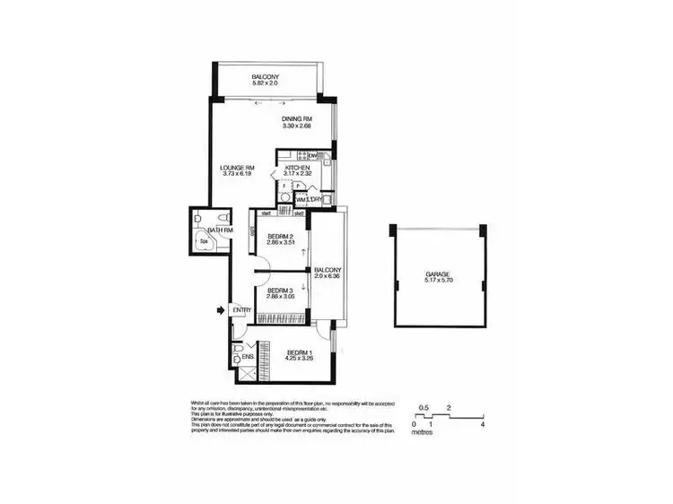 Floorplan of Homely apartment listing, 3/128 Lower St Georges Crescent, Drummoyne NSW 2047