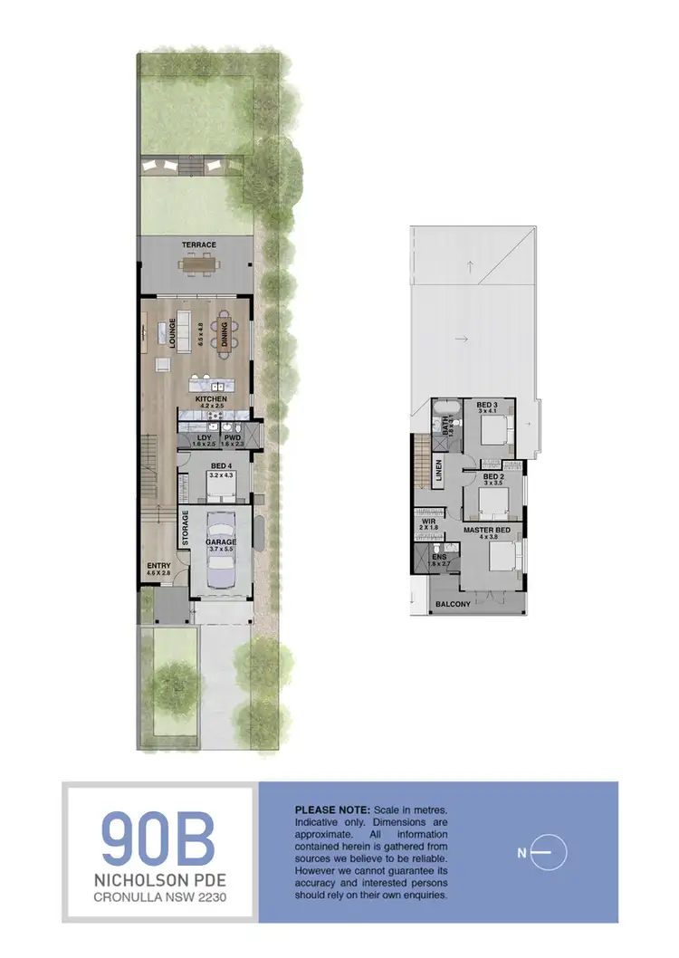 Floorplan of Homely other listing, 90B Nicholson Parade, Cronulla NSW 2230