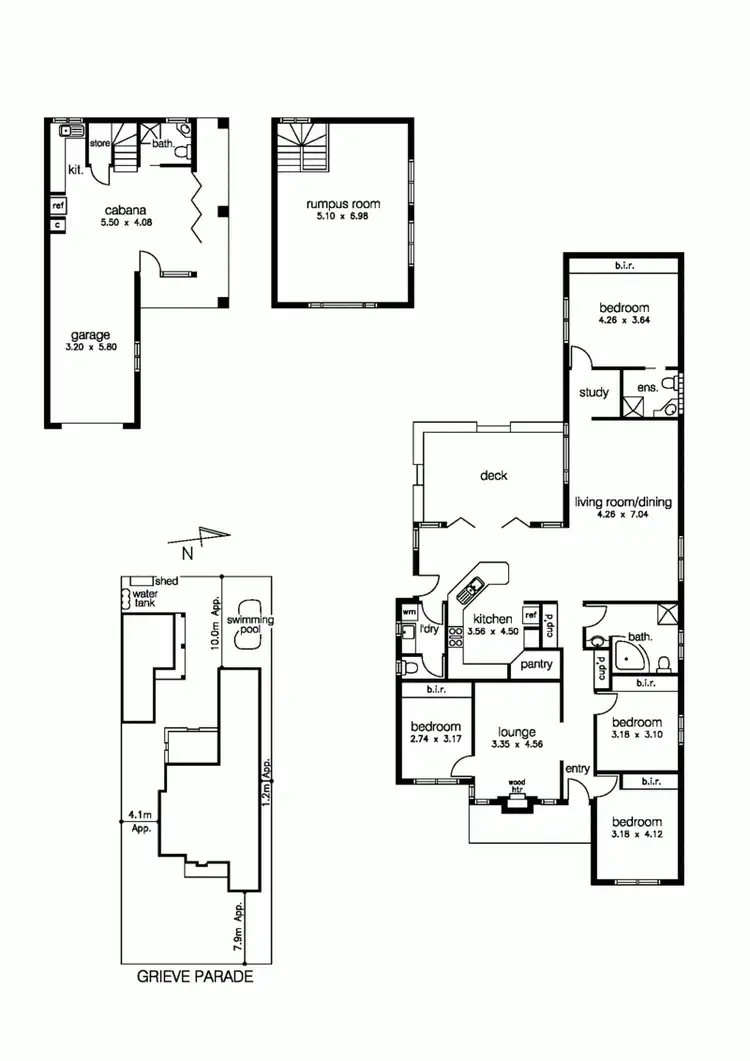 Floorplan of Homely house listing, 101 Grieve Pde, Altona VIC 3018