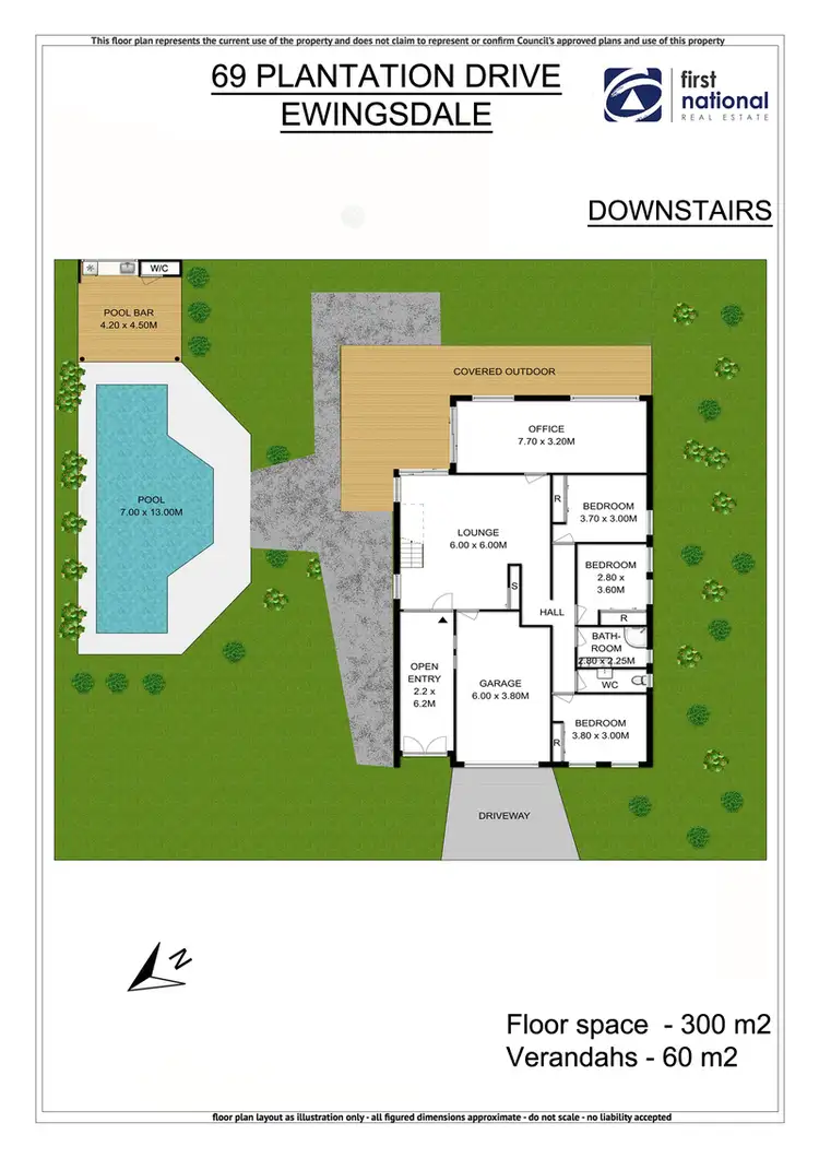 Floorplan of Homely house listing, 69 Plantation Drive, Ewingsdale NSW 2481