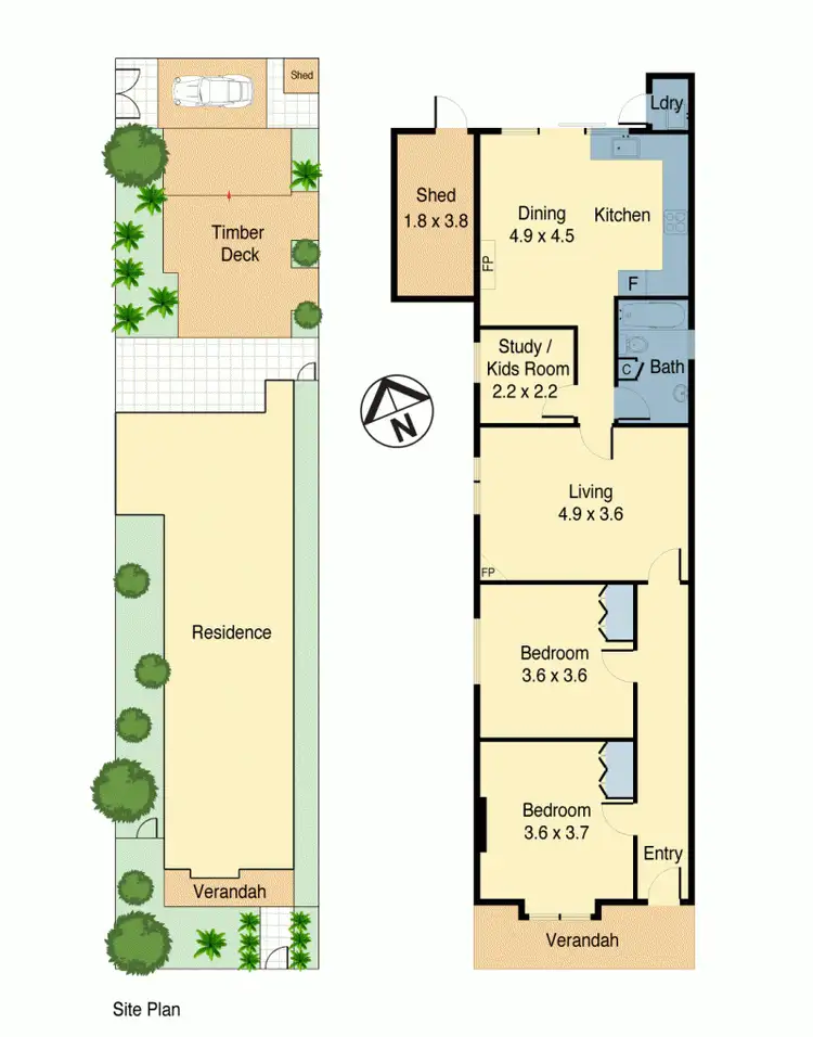 Floorplan of Homely house listing, 35 Beach Rd, Dulwich Hill NSW 2203