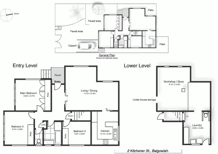 Floorplan of Homely house listing, 2 Kitchener Street, Balgowlah NSW 2093