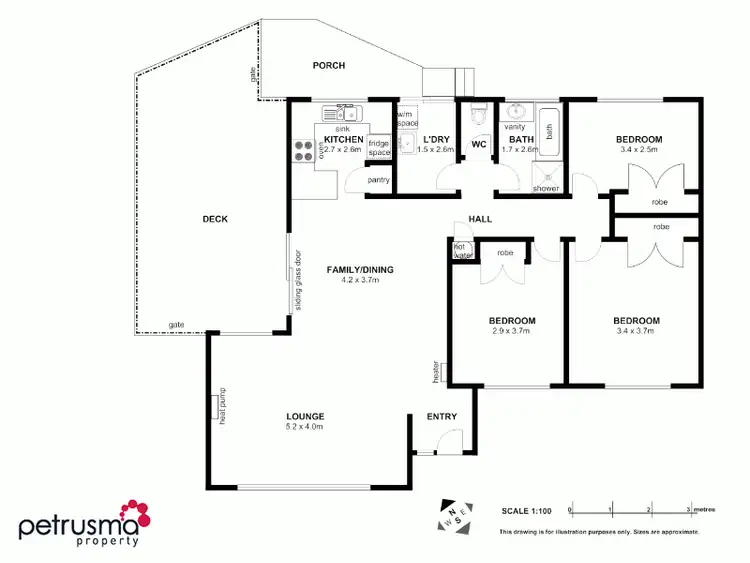 Floorplan of Homely house listing, 22 Peppe  Drive, Sorell TAS 7172