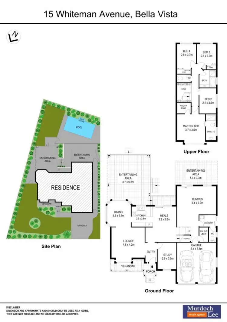 Floorplan of Homely house listing, 15 Whiteman Avenue, Bella Vista NSW 2153