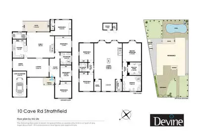 Floorplan of Homely house listing, 10 Cave Road, Strathfield NSW 2135