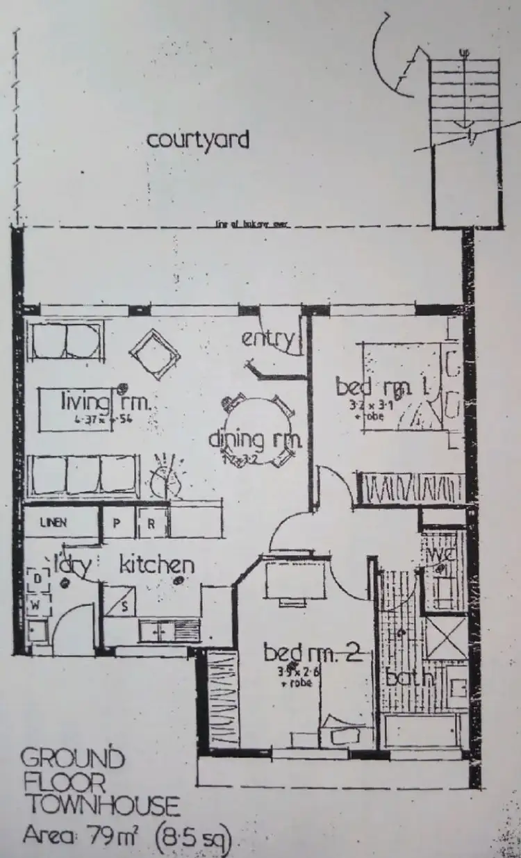 Floorplan of Homely unit listing, 37/181 Mcbryde Crescent, Wanniassa ACT 2903