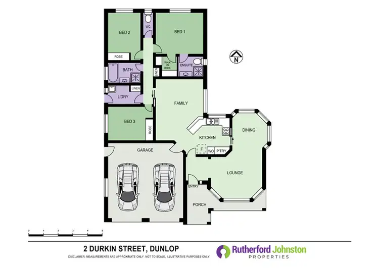 Floorplan of Homely house listing, 2 Durkin Street, Dunlop ACT 2615