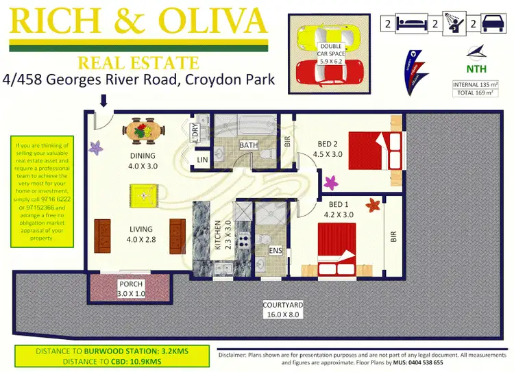 Floorplan of Homely apartment listing, 4/458 Georges River Road, Croydon Park NSW 2133