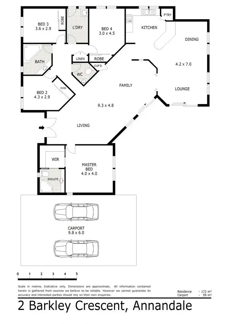 Floorplan of Homely house listing, 2 Barkley Court, Annandale QLD 4814