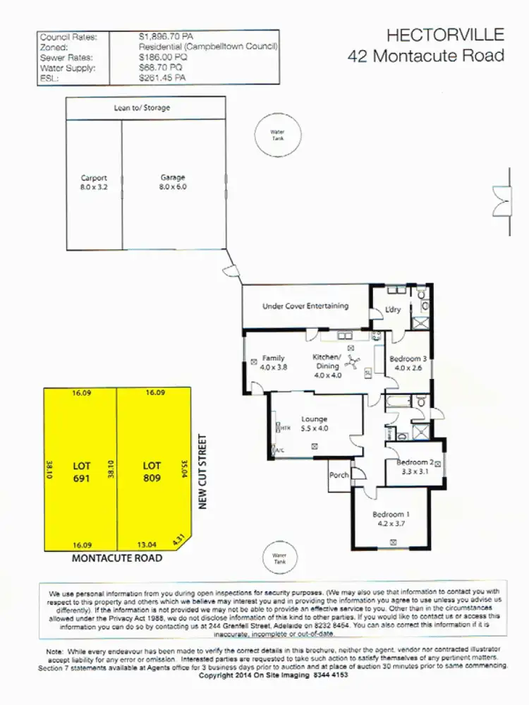 Floorplan of Homely house listing, 42 Montacute Road, Hectorville SA 5073