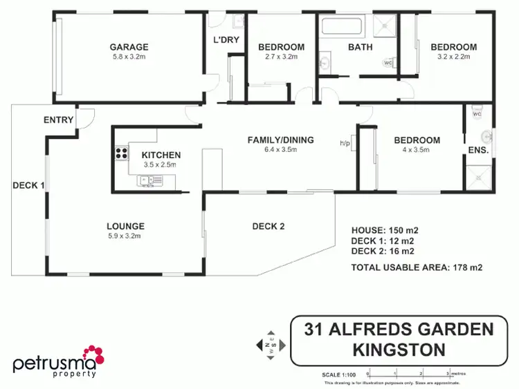 Floorplan of Homely house listing, 31 Alfreds Garden, Kingston TAS 7050