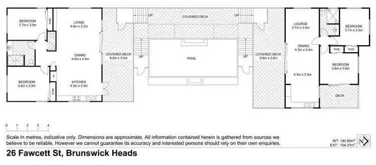 Floorplan of Homely house listing, 26 Fawcett Street, Brunswick Heads NSW 2483