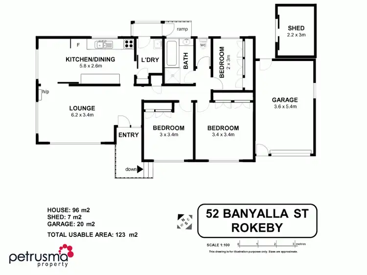 Floorplan of Homely house listing, 52 Banyalla Street, Rokeby TAS 7019